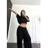 Yelda Crop Takım - Siyah