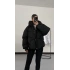 Zr Oversize Puffer Mont - Siyah