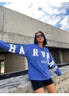 Harvard Sweatshirt- Mavi