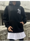 NY İkili Sweatshirt-Siyah