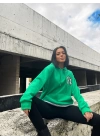NY İkili Sweatshirt- Yeşil