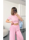 Molly Büzgülü Takım - Pembe