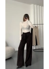 Clara İpli Pantolon - Kahve