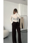 Clara İpli Pantolon - Kahve