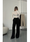 Clara İpli Pantolon - Siyah