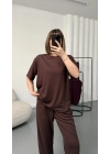Mia Modal Takım - Kahve