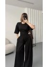 Rosa Bağlamalı Takım - Siyah