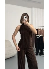 Samira Halter Takım - Kahve
