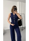 Venetta Yelekli Takım - Lacivert