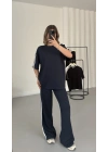 Breela Şeritli Takım - Lacivert
