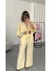 Darcy Bağlamalı Takım - Sarı