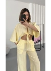 Darcy Bağlamalı Takım - Sarı