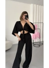 Darcy Bağlamalı Takım - Siyah