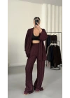 Adel Kimono Takım - Bordo