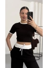 Perla Biyeli Takım - Siyah