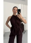 Susan Halter Takım - Bordo