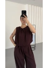 Vicky Büzgülü Takım - Bordo