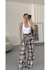 Chelsea Bağlamalı Pantolon - Lacivert