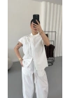 Edna Poplin Takım - Beyaz