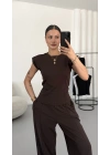 Layla Vatkalı Takım - Kahve