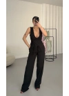 Frida Yelekli Takım - Siyah