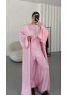 Slyvia Hırkalı Takım - Pembe