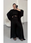 Slyvia Hırkalı Takım - Siyah