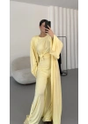 Slyvia Hırkalı Takım - Sarı