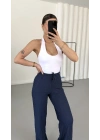Vera Bürümcük Pantolon - Lacivert