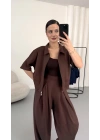 Jasmine Modal Takım - Kahve