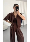 Jasmine Modal Takım - Kahve
