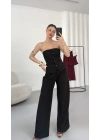 Sadie Straplez Takım - Siyah