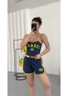 Şortlu Brasil Takım - Lacivert