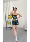 Şortlu Brasil Takım - Lacivert