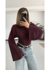Aalis Yarasa Kol Bluz - Bordo