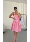 Ada Mini Poplin Elbise - Pembe