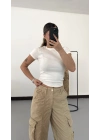 Addy Kargo Pantolon - Bej