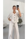 Alda Gömlek Takım - Bej
