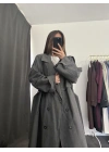 Alice Tasarım Trençkot - Gri