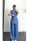 Alice Yelekli Takım - Mavi