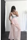 Alya Dantel Etek - Pembe