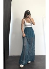 Alya Dantel Etek - Petrol