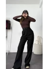 Anita Maskülen Palazzo Pantolon - Siyah