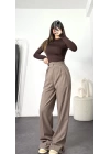 Anita Maskülen Palazzo Pantolon - Vizon
