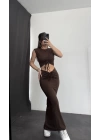 Anna Büzgülü Takım - Kahve