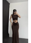 Anna Büzgülü Takım - Kahve