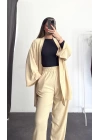 Anna Kimono Takım - Bej