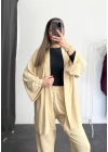Anna Kimono Takım - Bej