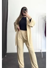 Anna Kimono Takım - Bej