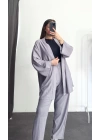 Anna Kimono Takım - Gri